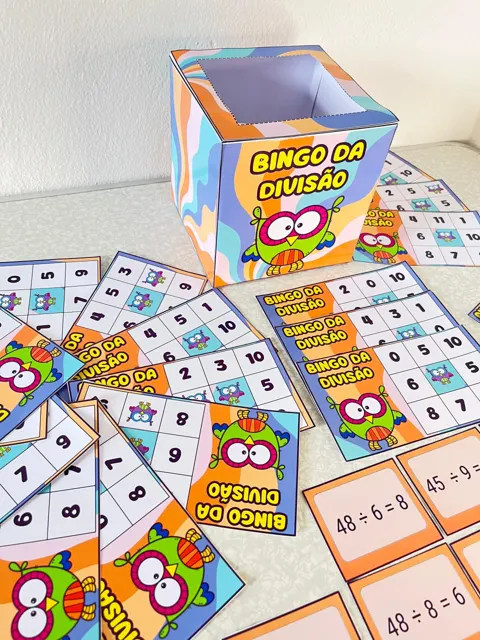 Bingo da divisão — capa do material