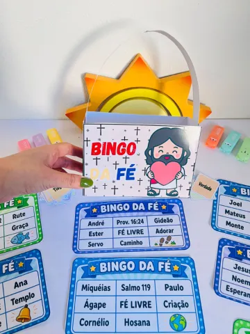 BINGO DA FÉ 🌟 Uma atividade cristã e divertida! — amostra 4: 🌟 BINGO DA FÉ 🌟 Uma atividade cristã, divertida e cheia de…