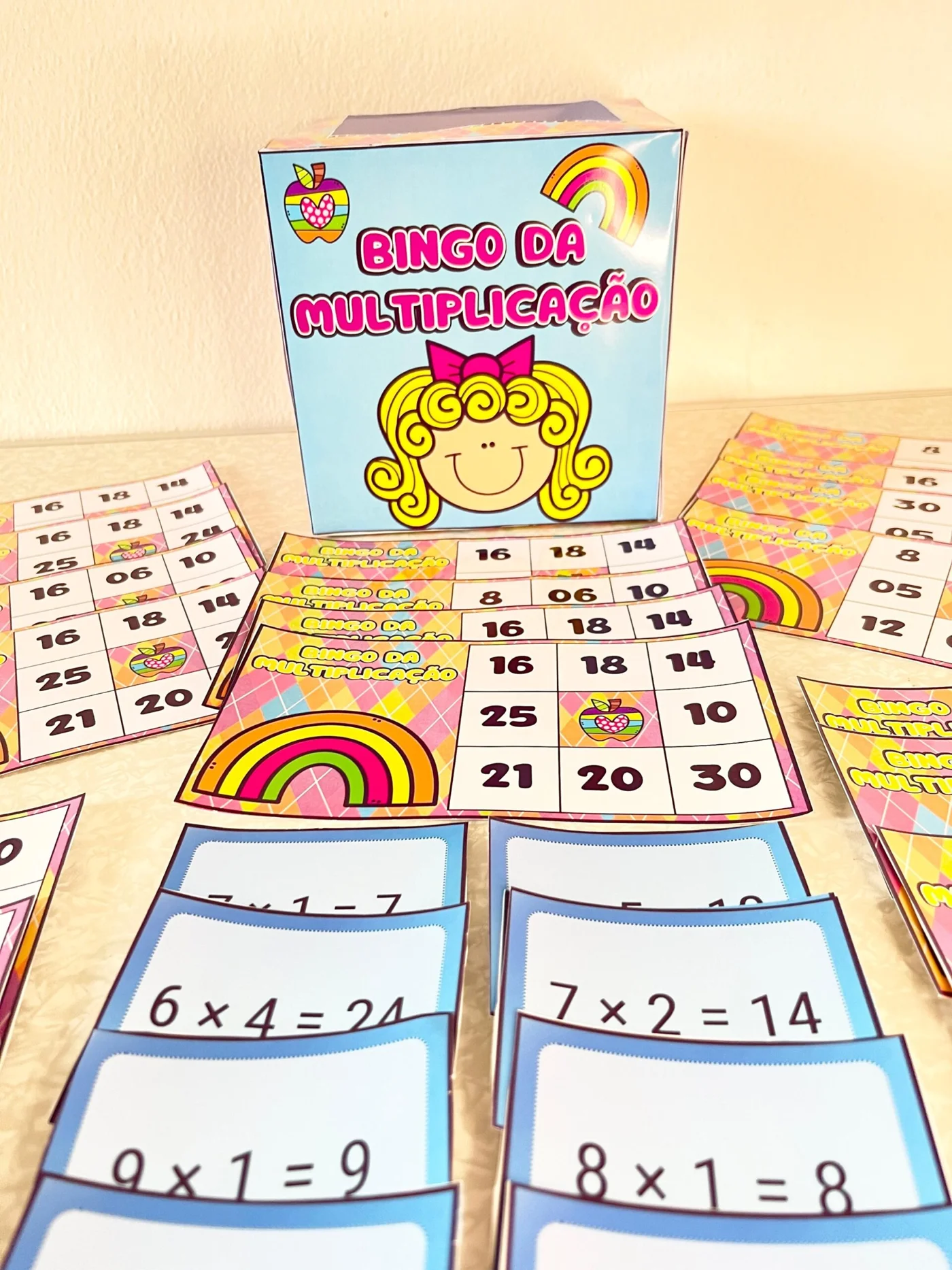 Bingo da multiplicação — Jogos pedagógicos para Todas as séries: Você recebe seu arquivo por e-mail ou baixe aqui mesmo no…