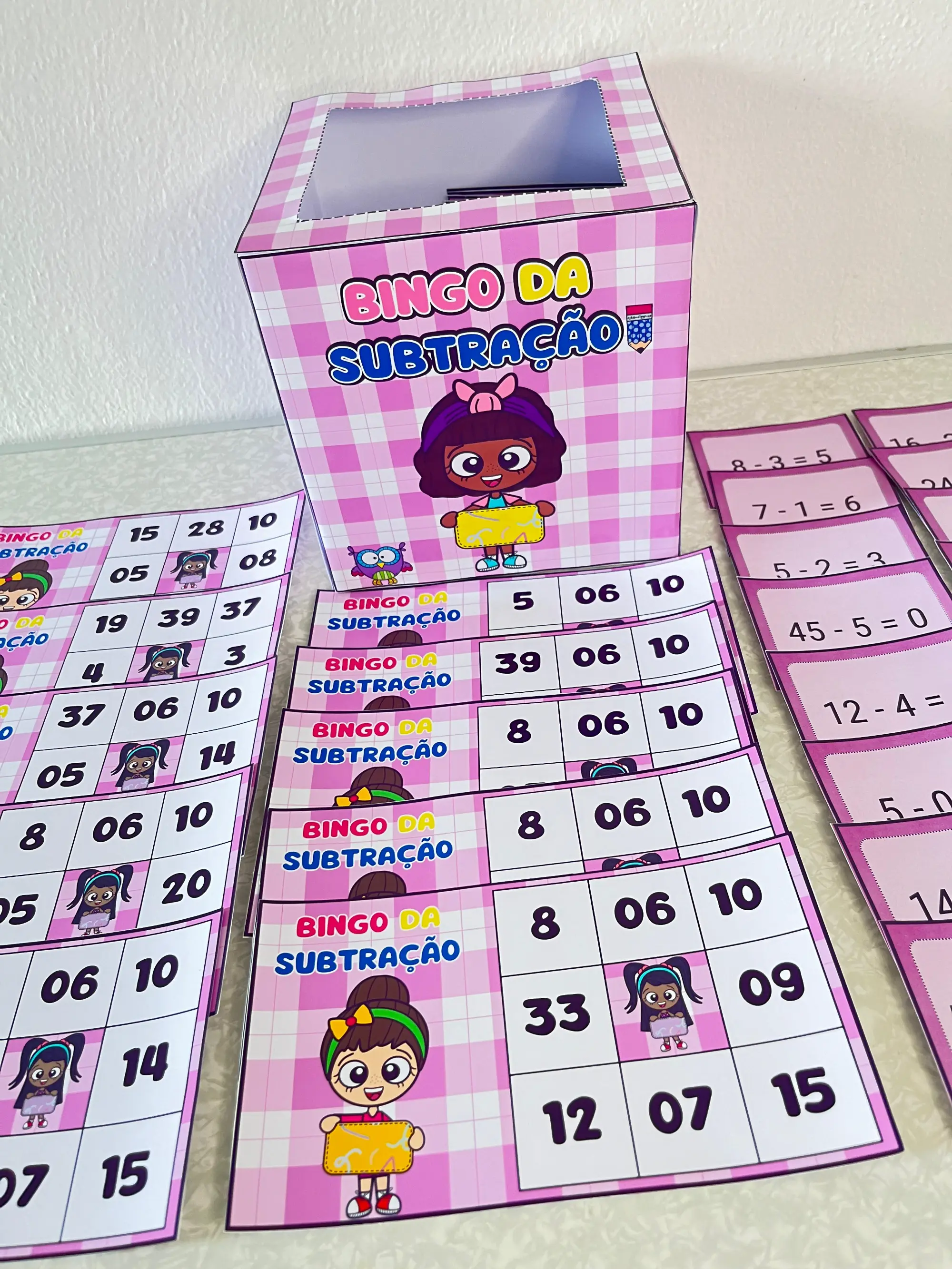 BINGO DA SUBTRAÇÃO – JOGO DIVERTIDO PARA APRENDER MATEMÁTICA BRINCANDO — amostra 6: Bingo da Subtração: um jogo divertido… BINGO DA SUBTRAÇÃO – JOGO DIVERTIDO PARA APRENDER MATEMÁTICA BRINCANDO — amostra 6: Bingo da Subtração: um jogo divertido…