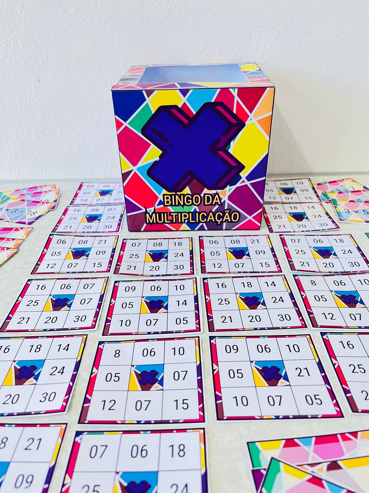 Bingo da tabuada / bingo da multiplicação 18 cartelas – Material Pedagógico — capa do material