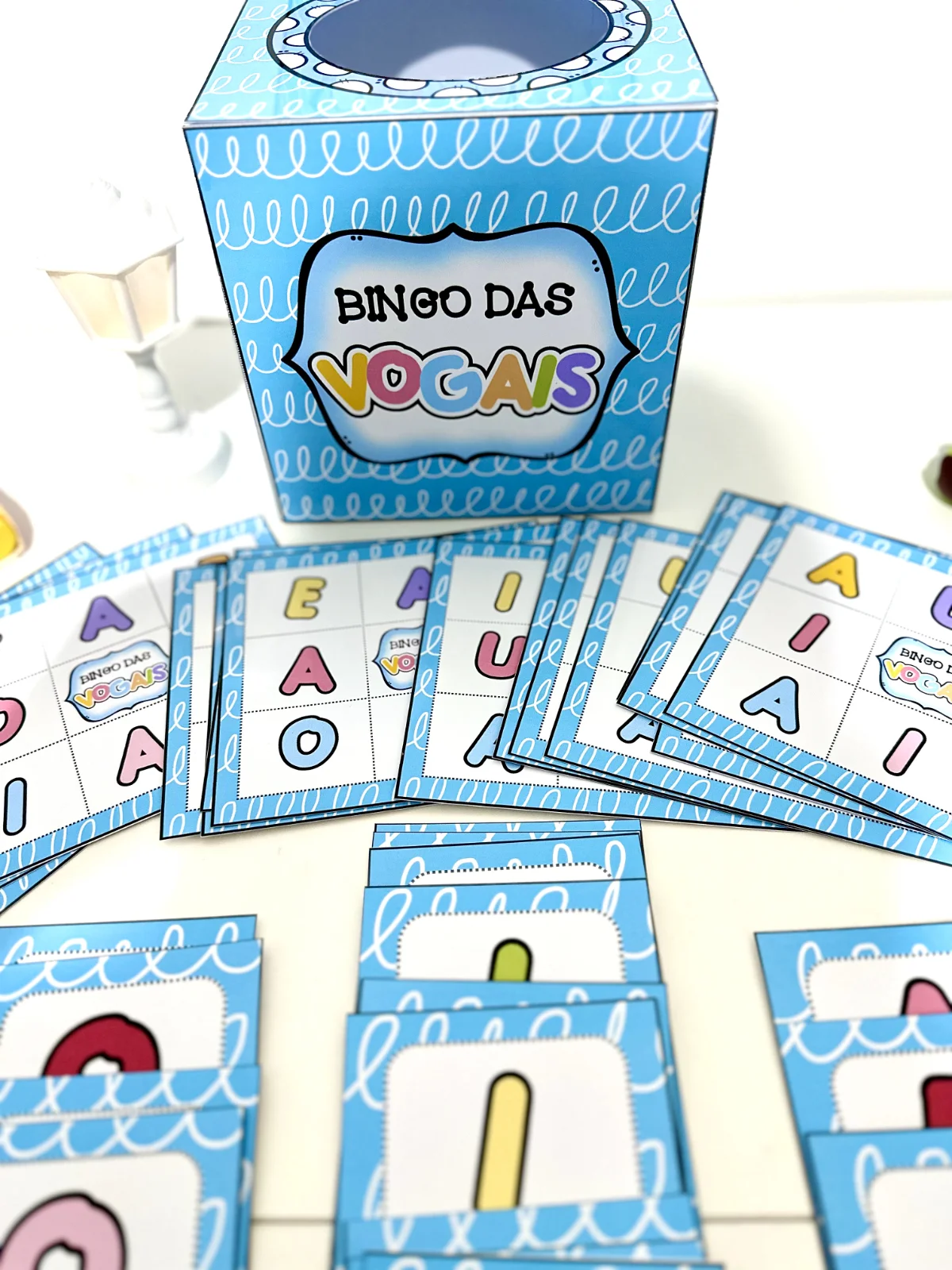 Bingo da Vogais para trabalhar com educação infantil — amostra 3: Recurso bingo das Vogais para trabalhar diversas…