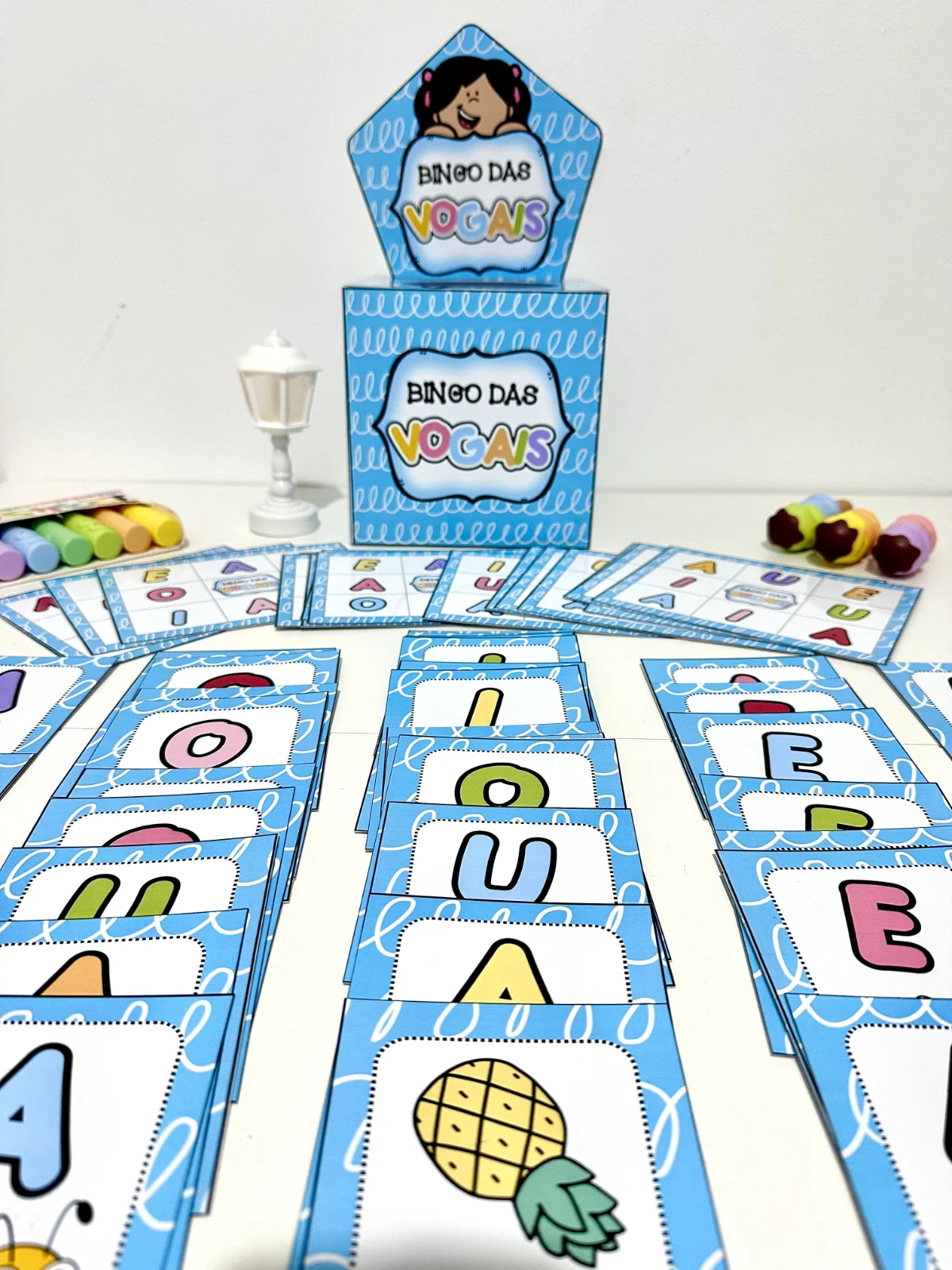 Bingo da Vogais para trabalhar com educação infantil — amostra 4: Recurso bingo das Vogais para trabalhar diversas…