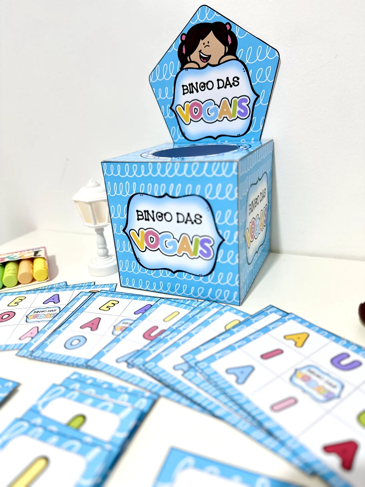 Bingo da Vogais para trabalhar com educação infantil — amostra 5: Recurso bingo das Vogais para trabalhar diversas…