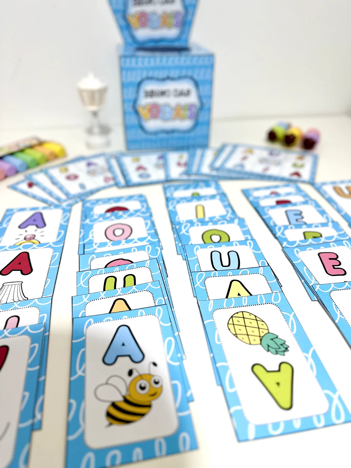 Bingo da Vogais para trabalhar com educação infantil — amostra 6: Recurso bingo das Vogais para trabalhar diversas…
