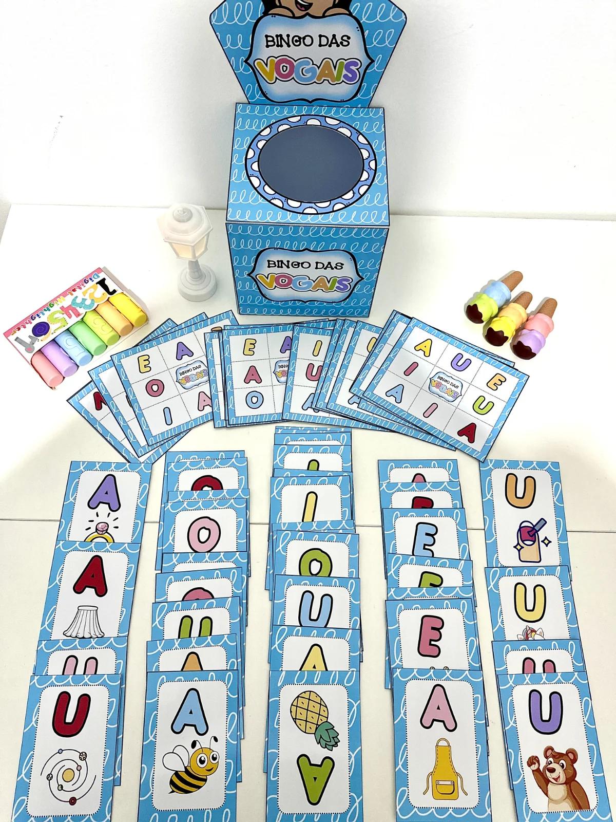 Bingo da Vogais para trabalhar com educação infantil — Alfabetização para Educação Infantil: Recurso bingo das Vogais para…