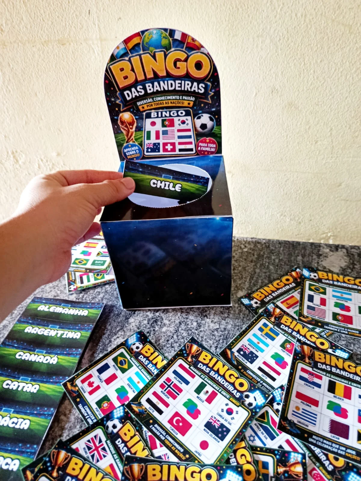 BINGO DAS BANDEIRAS – COPA DO MUNDO 2026 — Jogos pedagógicos para Educação Infantil: Transforme o clima da Copa em uma… BINGO DAS BANDEIRAS – COPA DO MUNDO 2026 — Jogos pedagógicos para Educação Infantil: Transforme o clima da Copa em uma…