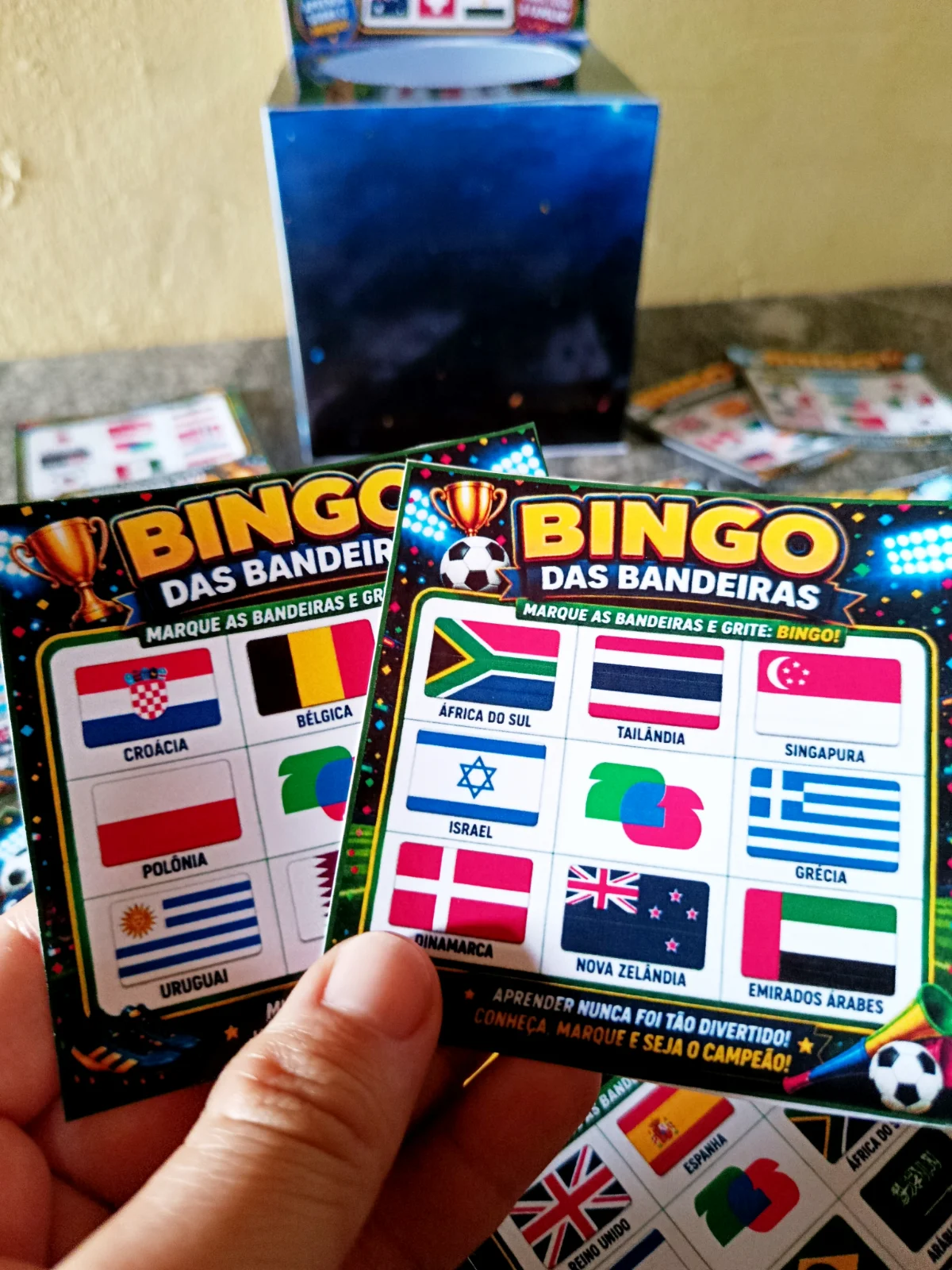 Bingo das Bandeiras - Diversão e Conhecimento — amostra 1: Transforme o clima da Copa em uma experiência educativa… Bingo das Bandeiras - Diversão e Conhecimento — amostra 1: Transforme o clima da Copa em uma experiência educativa…