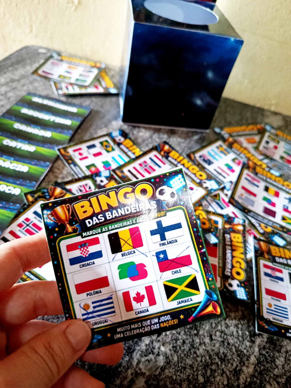 Bingo das Bandeiras - Diversão e Conhecimento — amostra 2: Transforme o clima da Copa em uma experiência educativa… Bingo das Bandeiras - Diversão e Conhecimento — amostra 2: Transforme o clima da Copa em uma experiência educativa…
