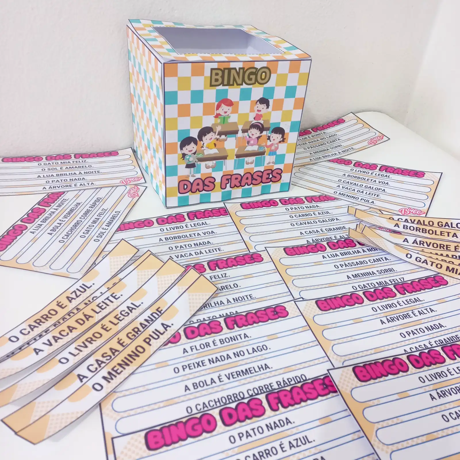 ➡️Bingo das frases - ALFABETIZAÇÃO ANOS INICIAIS — amostra 2: BINGO DE FRASES auxilia na alfabetização inicial, leitura e…