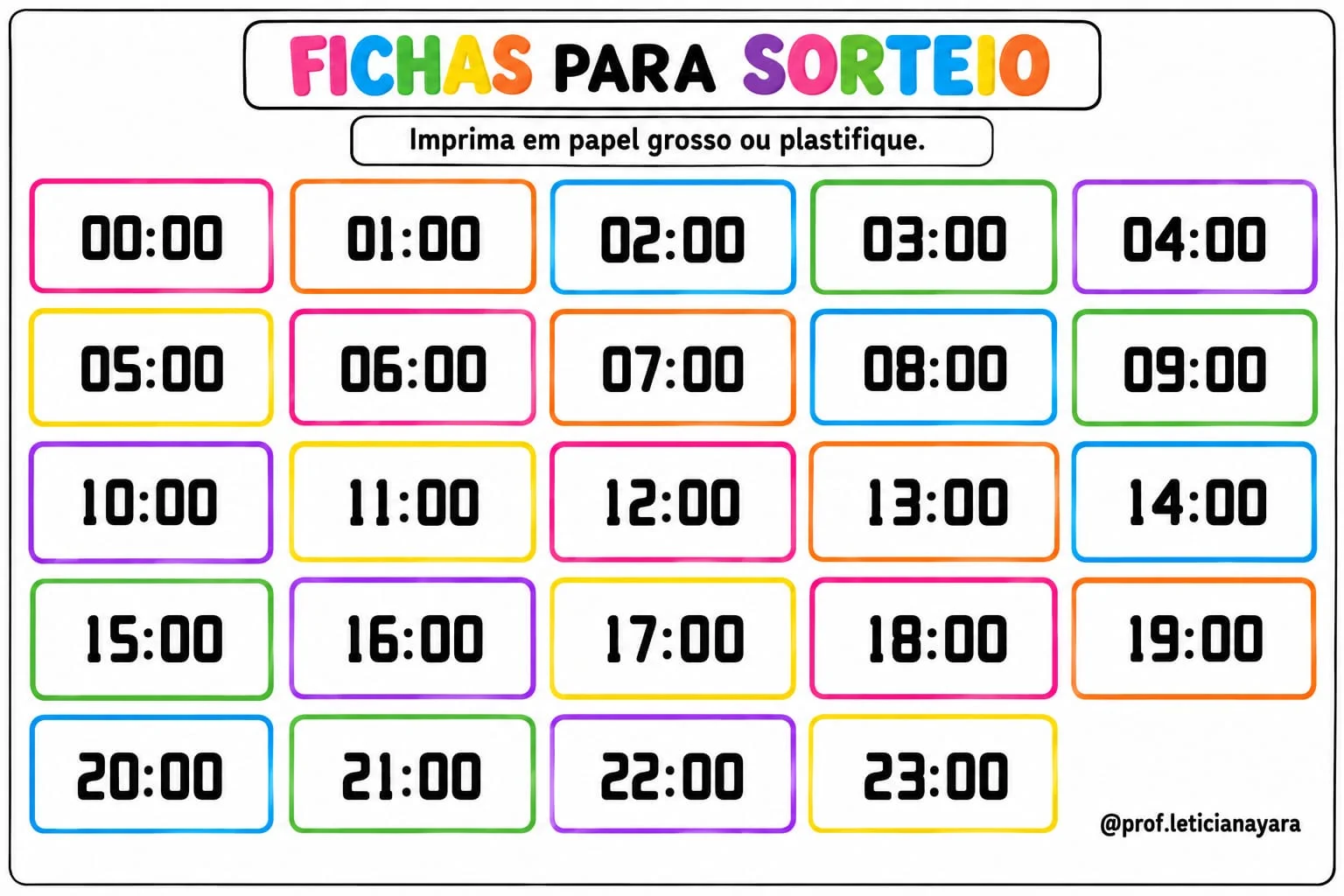 Bingo das horas - relógio digital - 1° ao 5° ano — amostra 3: Bingo das Horas com relógio digital: jogo lúdico para ensinar… Bingo das horas - relógio digital - 1° ao 5° ano — amostra 3: Bingo das Horas com relógio digital: jogo lúdico para ensinar…