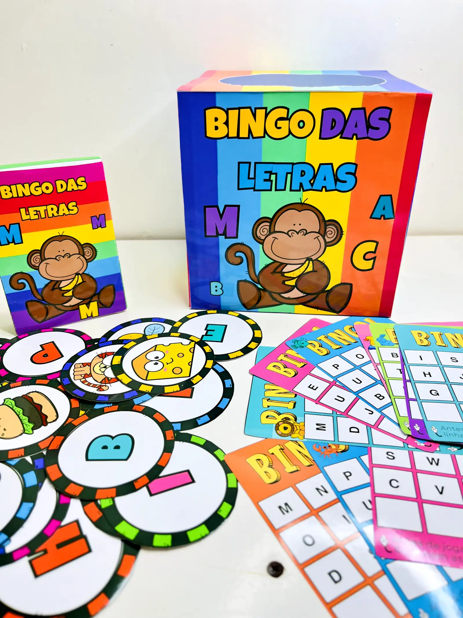 Bingo das Letras: 32 Cartelas para Alfabetização — capa do material