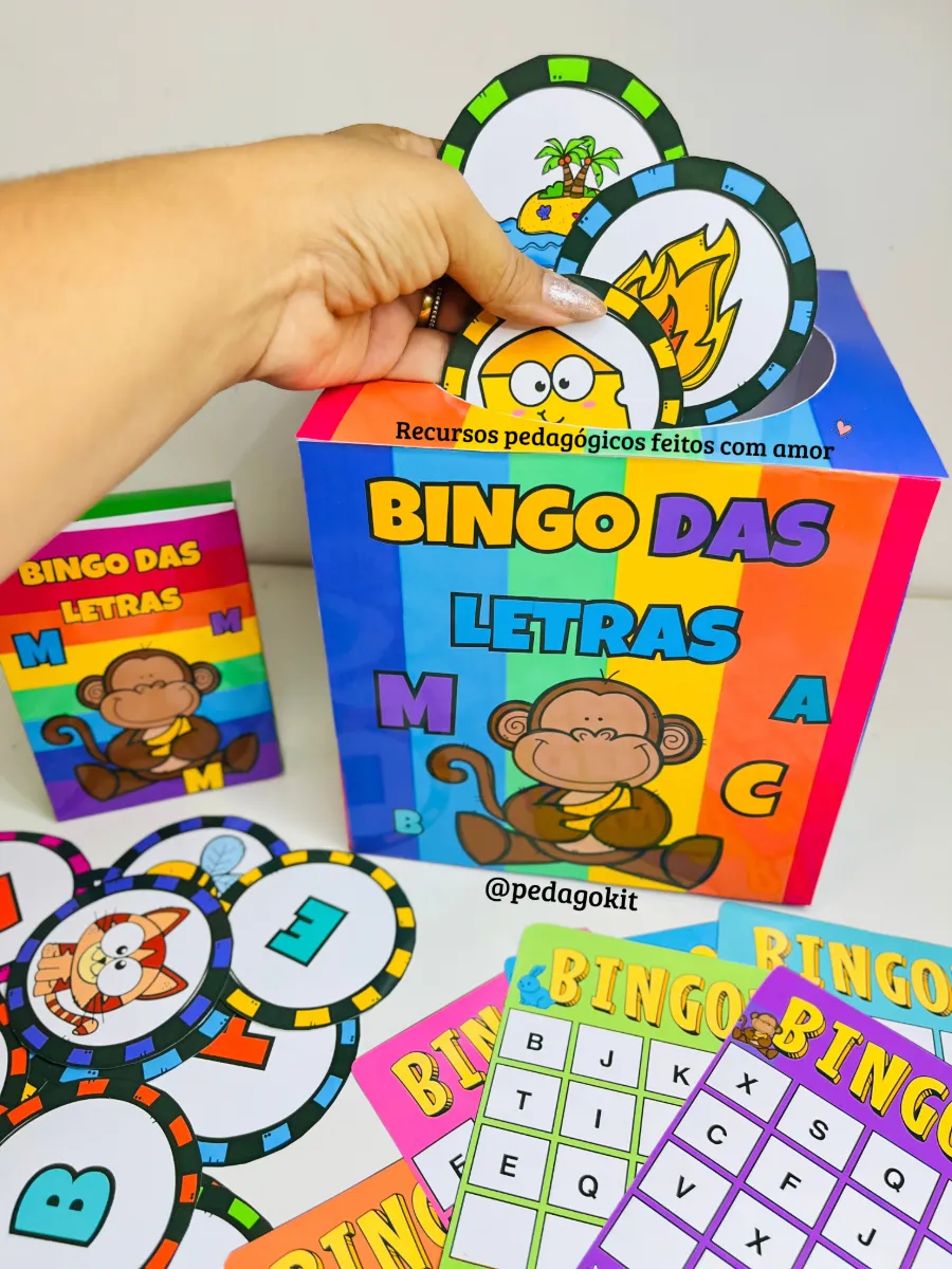 Bingo das letras - alfabetização mais divertida e eficaz! — amostra 1: O Bingo das Letras é uma maneira divertida e eficaz…