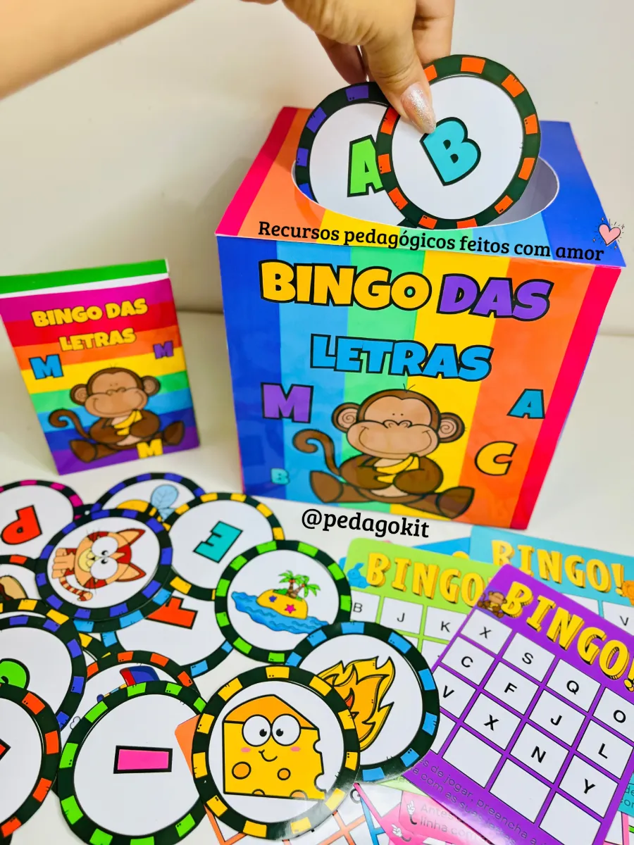 Bingo das letras - alfabetização mais divertida e eficaz! — amostra 2: O Bingo das Letras é uma maneira divertida e eficaz…