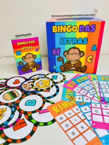 Bingo das letras - alfabetização mais divertida e eficaz! — capa do material