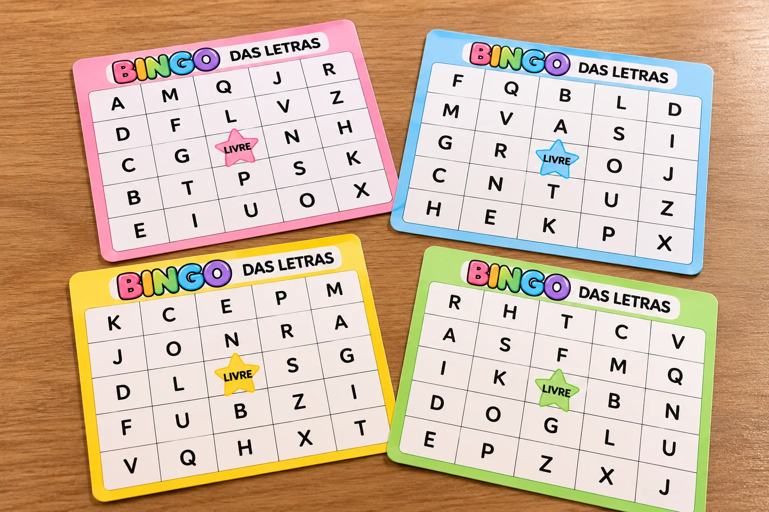 Bingo das Letras: alfabeto | Educação Infantil e Ensino Fundamental — capa do material