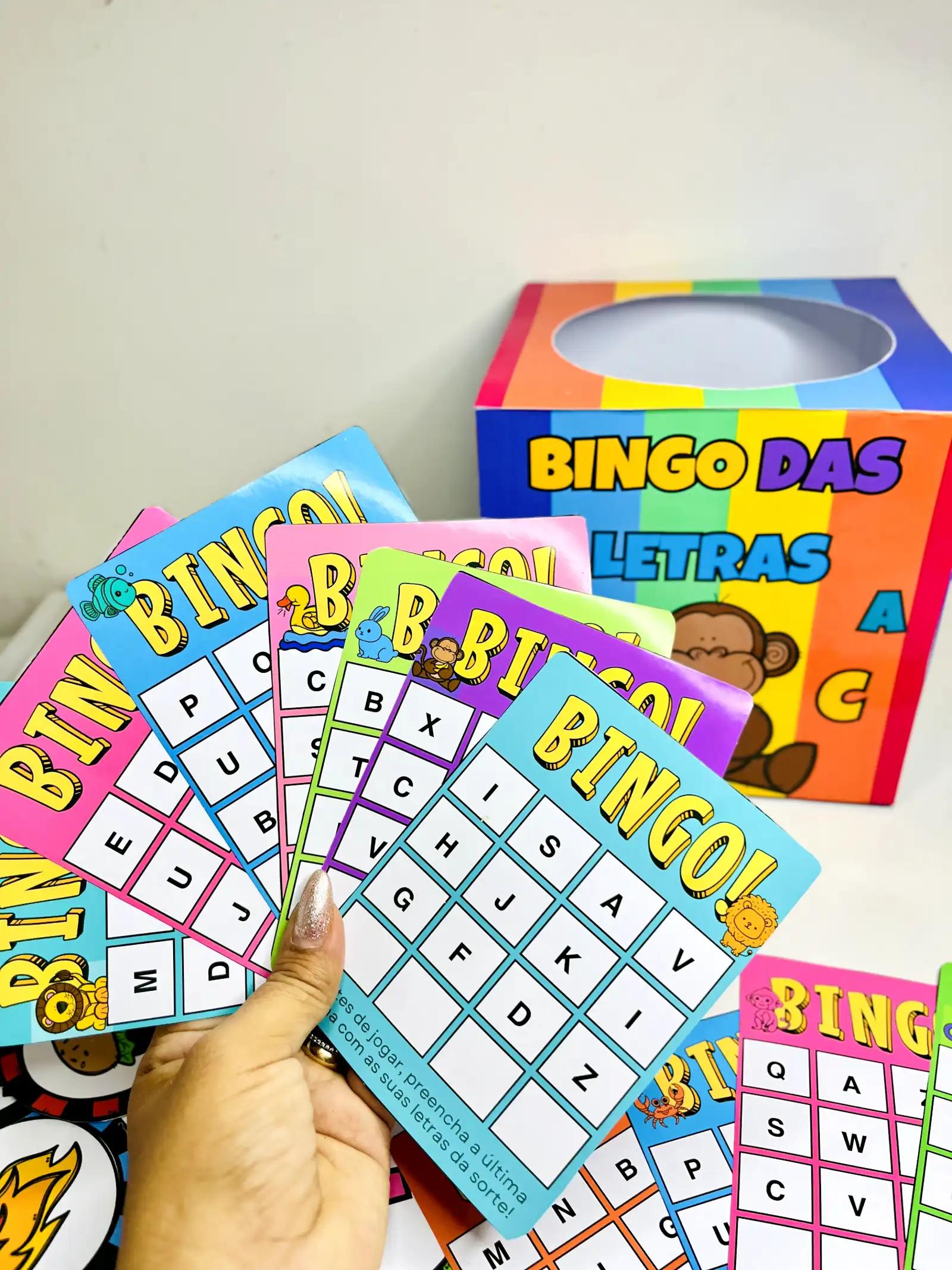 Bingo das Letras: Aprendizado Divertido - ALFABETIZAÇÃO — amostra 6: O Bingo das Letras é uma maneira divertida e eficaz de…