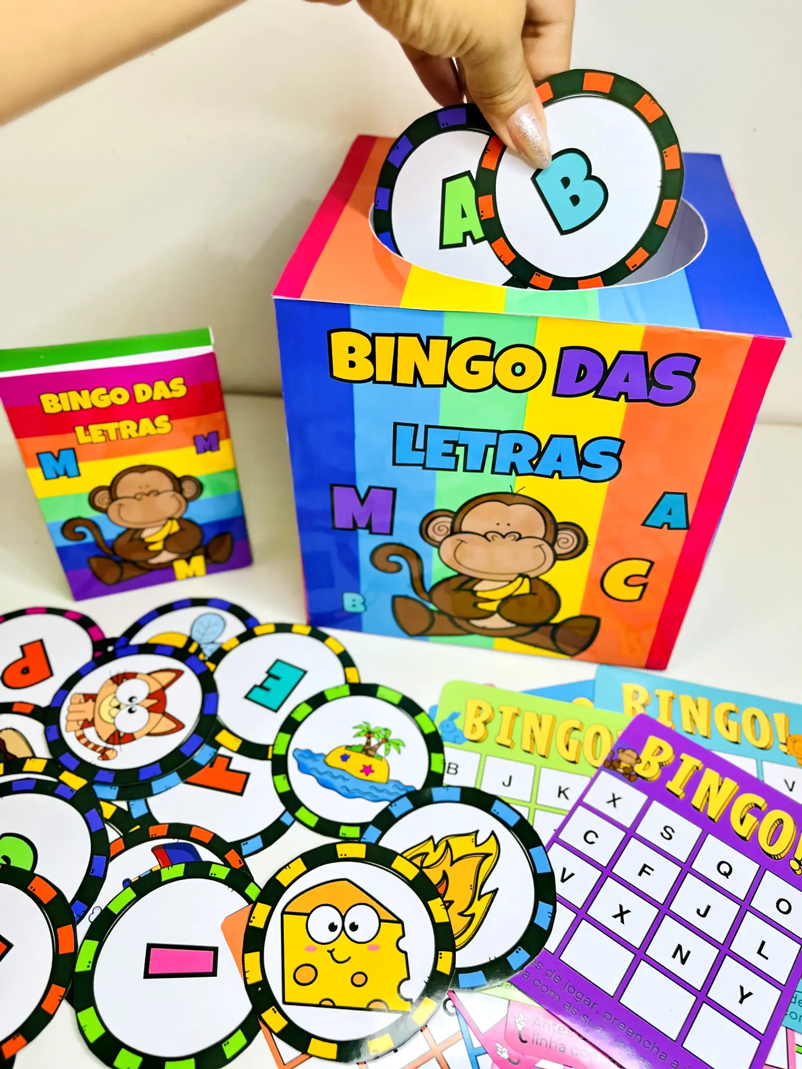 Bingo das Letras: Aprendizado Divertido - ALFABETIZAÇÃO — capa do material