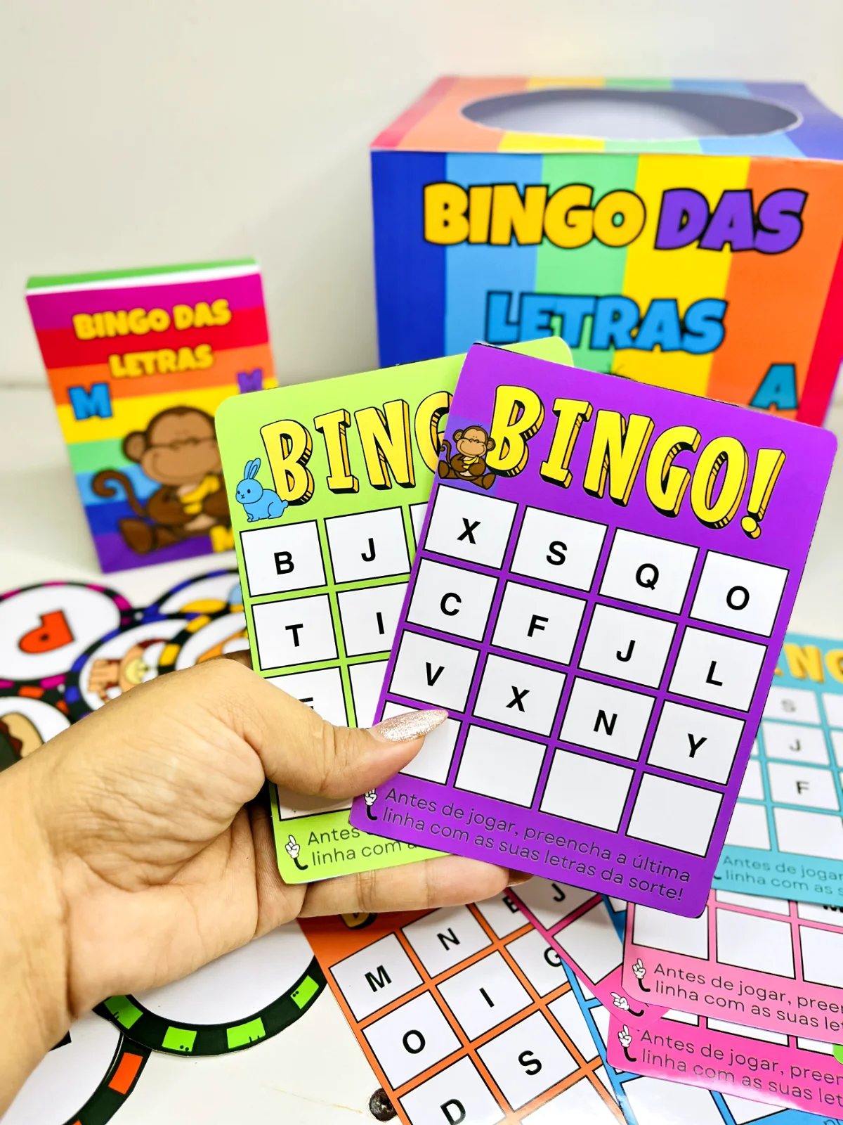 Bingo das Letras - Consciência fonológica — amostra 1: O Bingo das Letras é uma maneira divertida e eficaz de reforçar a…