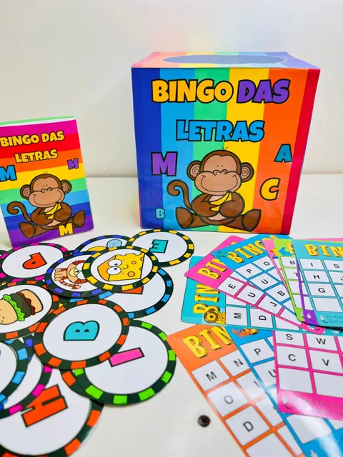 Bingo das letras — capa do material