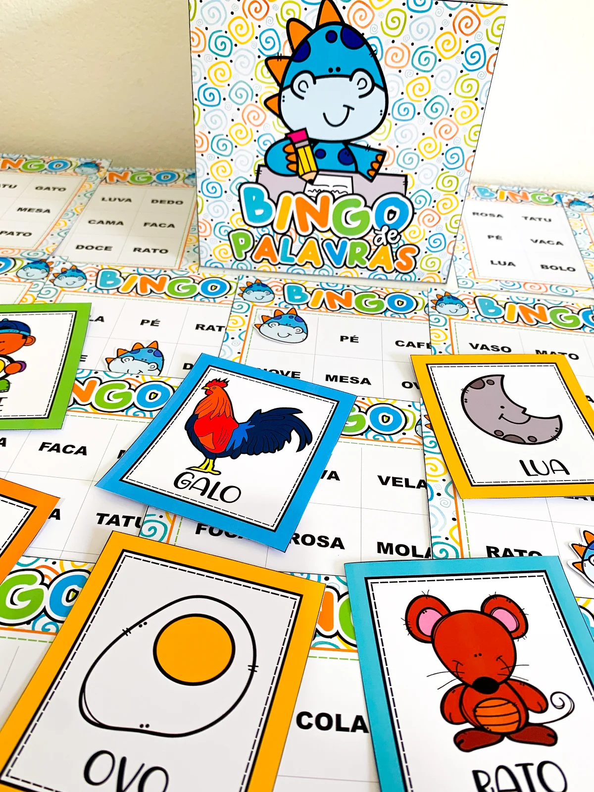 Bingo das Palavras – Material Pedagógico — amostra 5: Recurso Bingo de Palavras para trabalhar escrita e leitura com…