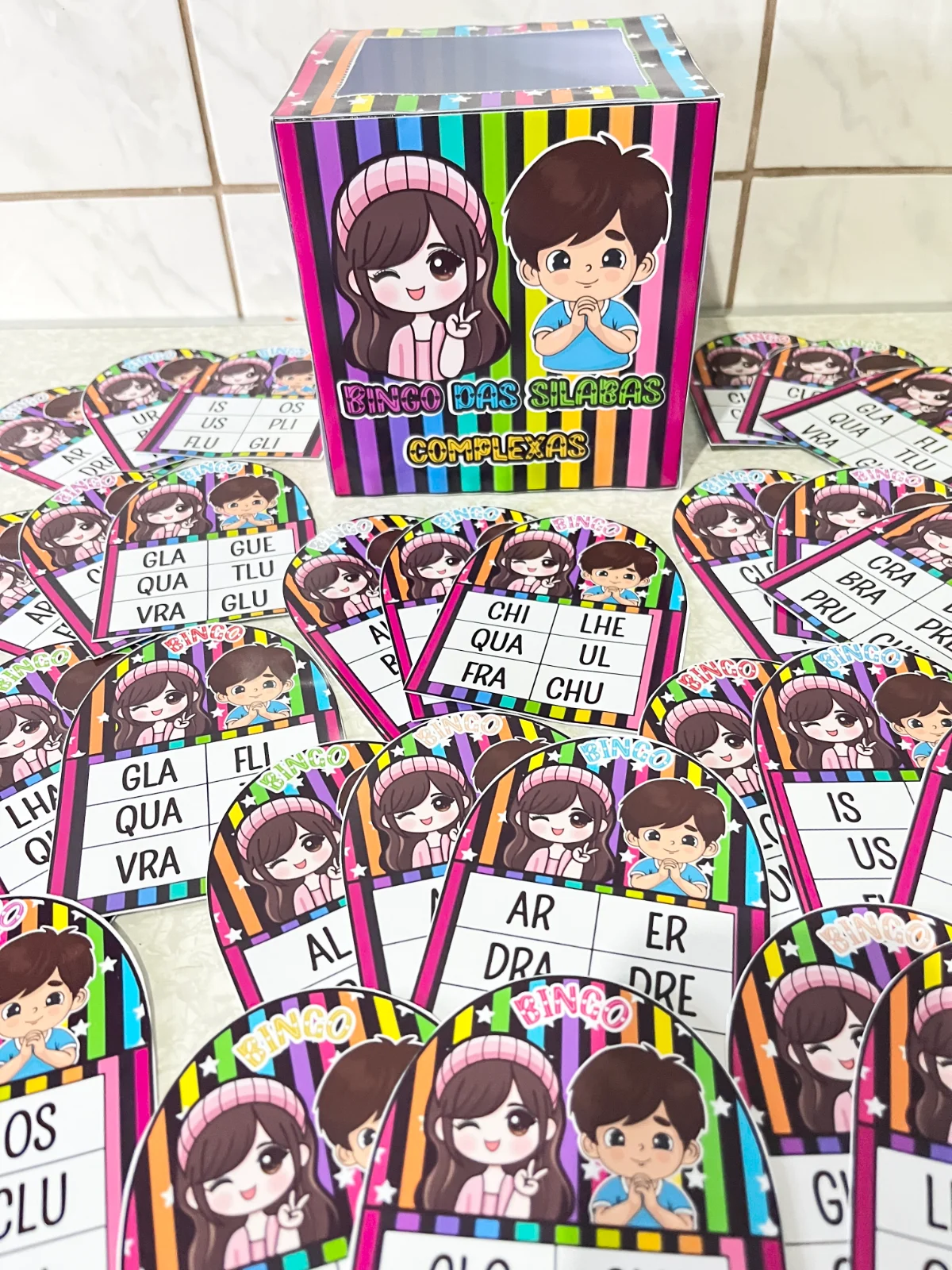 Bingo das Sílabas Complexas | Educação Infantil e Anos Iniciais — capa do material