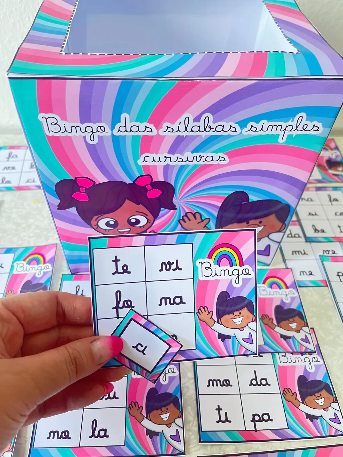 Bingo das Sílabas Simples Cursivas – 1º e 2º Ano | Português — amostra 1: Bingo das Sílabas Simples Cursivas para… Bingo das Sílabas Simples Cursivas – 1º e 2º Ano | Português — amostra 1: Bingo das Sílabas Simples Cursivas para…