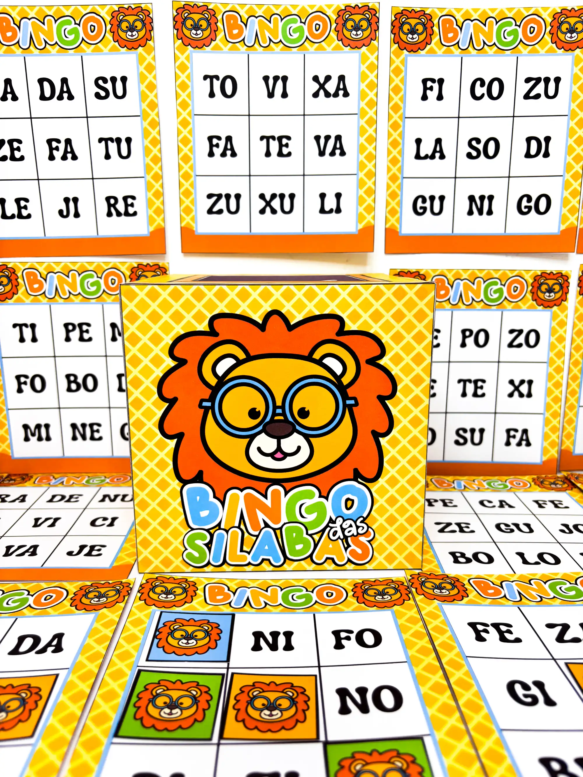 Bingo das Sílabas Simples em PDF - Tema Leãozinho: Kit Completo — amostra 1: Objetivos Pedagógicos Bingo das Sílabas Simples em PDF - Tema Leãozinho: Kit Completo — amostra 1: Objetivos Pedagógicos