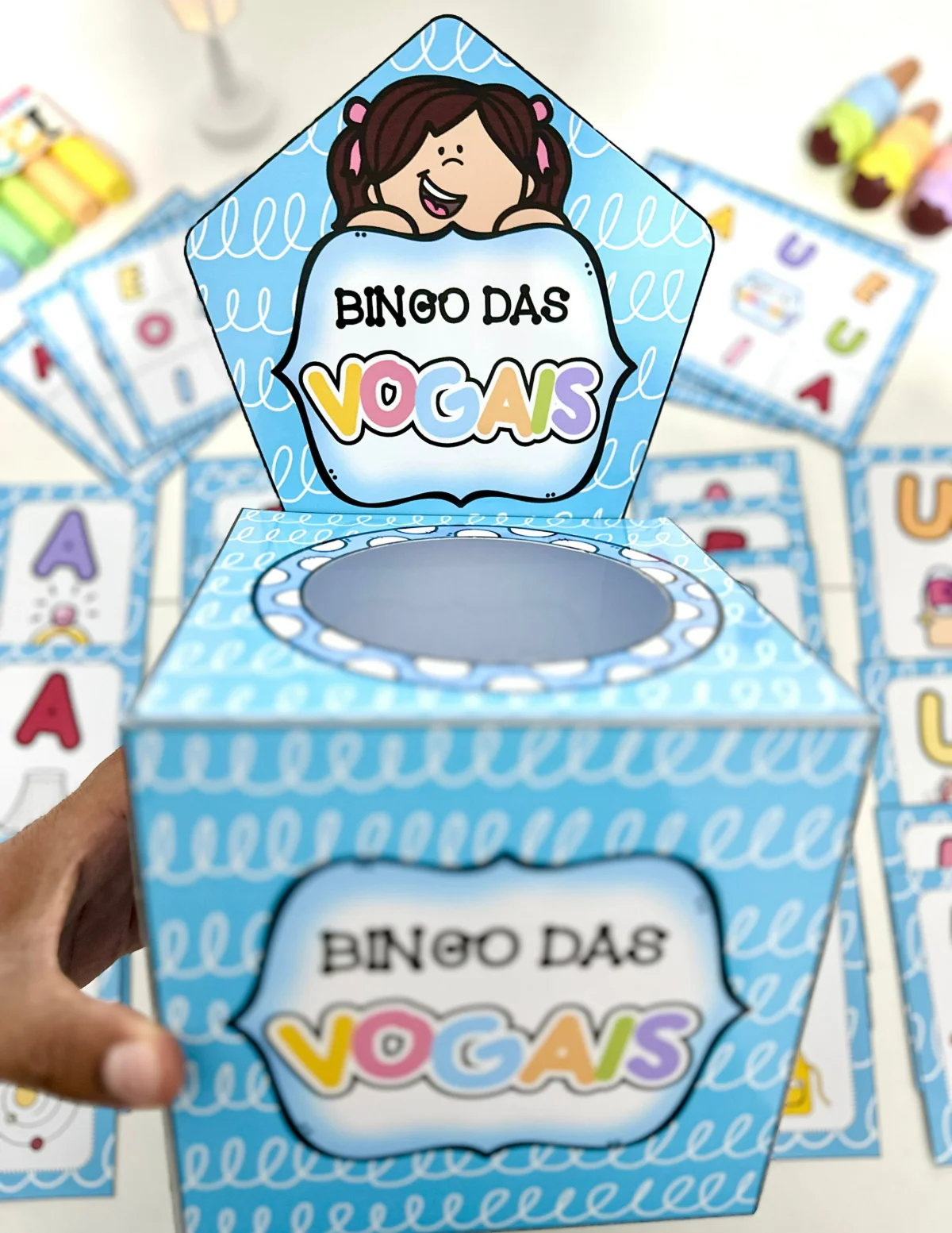 Bingo das Vogais – Atividades para Imprimir — capa do material