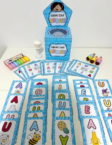 Bingo das vogais | recurso pedagógico — amostra 6: Um recurso lúdico e envolvente para trabalhar diversas habilidades com…
