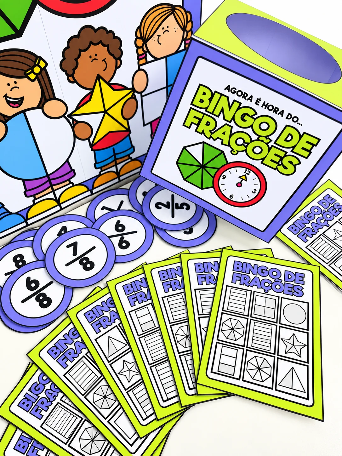 Bingo de Frações | Jogo de Matemática para Ensino Fundamental — amostra 2: Recurso pedagógico lúdico para trabalhar o… Bingo de Frações | Jogo de Matemática para Ensino Fundamental — amostra 2: Recurso pedagógico lúdico para trabalhar o…