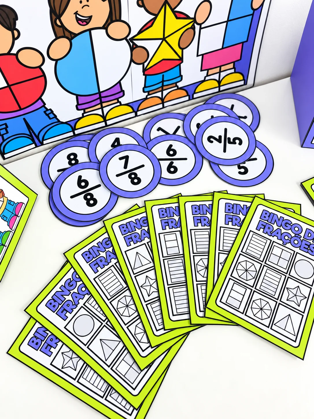Bingo de Frações | Jogo de Matemática para Ensino Fundamental — amostra 3: Recurso pedagógico lúdico para trabalhar o… Bingo de Frações | Jogo de Matemática para Ensino Fundamental — amostra 3: Recurso pedagógico lúdico para trabalhar o…