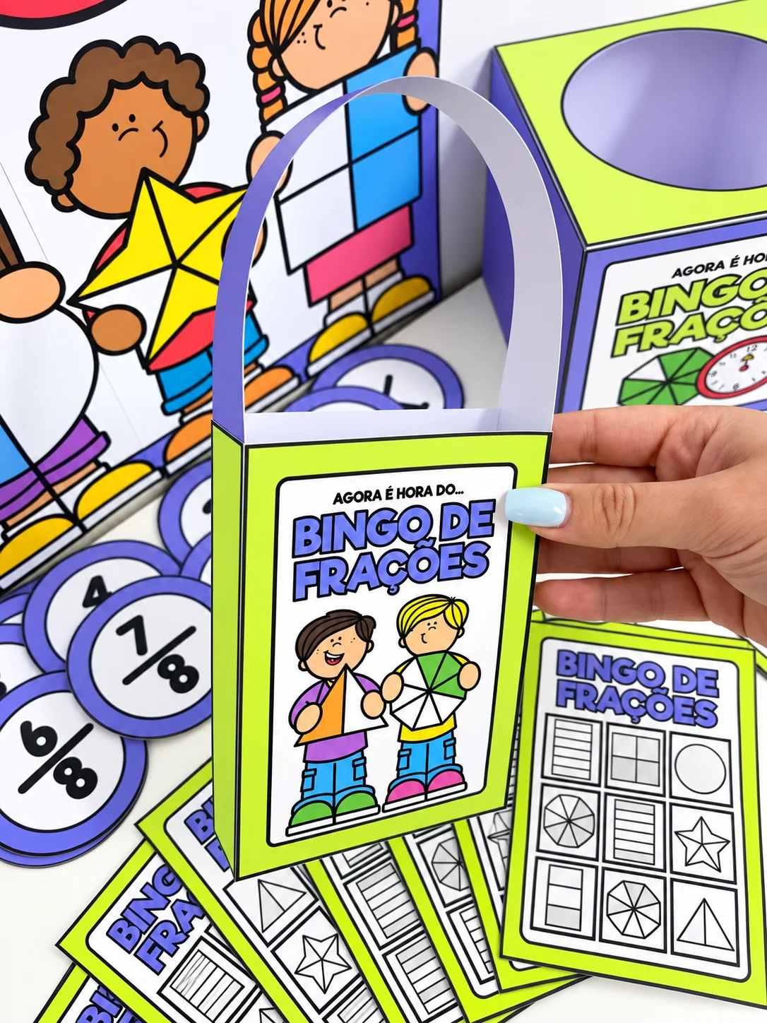 Bingo de Frações | Jogo de Matemática para Ensino Fundamental — amostra 4: Recurso pedagógico lúdico para trabalhar o… Bingo de Frações | Jogo de Matemática para Ensino Fundamental — amostra 4: Recurso pedagógico lúdico para trabalhar o…