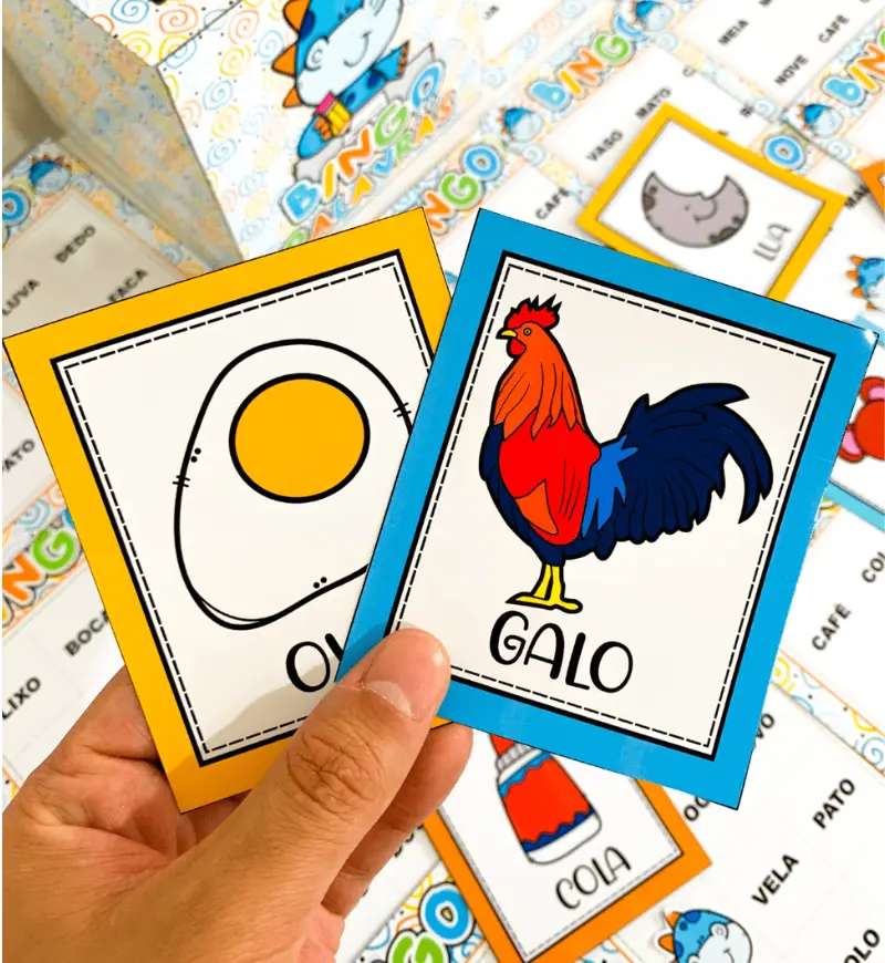 Bingo de Palavras para Alfabetização em PDF — amostra 4: Para quem é indicado
