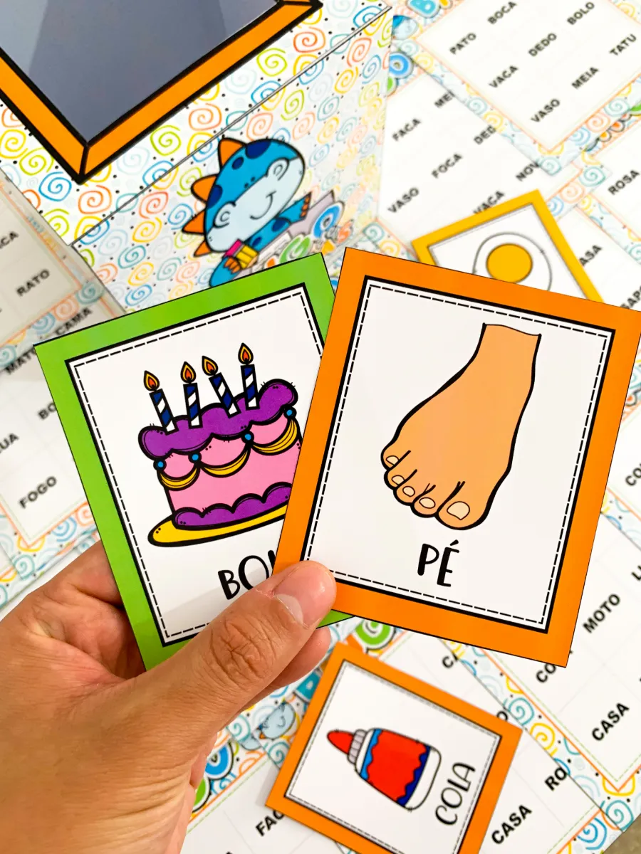 Bingo de Palavras para Alfabetização – Leitura e Escrita — amostra 4: Uma atividade prática e envolvente para complementar…