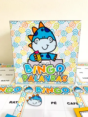 Bingo de Palavras para Alfabetização – Leitura e Escrita — capa do material