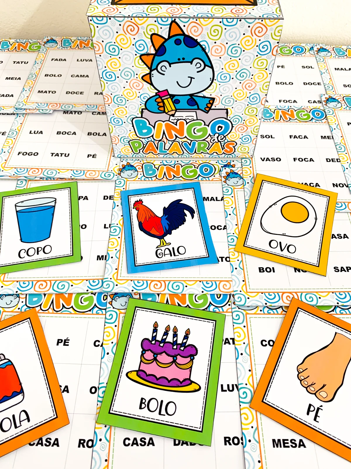 Bingo de Palavras para trabalhar leitura e escrita — amostra 1: Recurso Bingo de Palavras para trabalhar escrita e leitura…