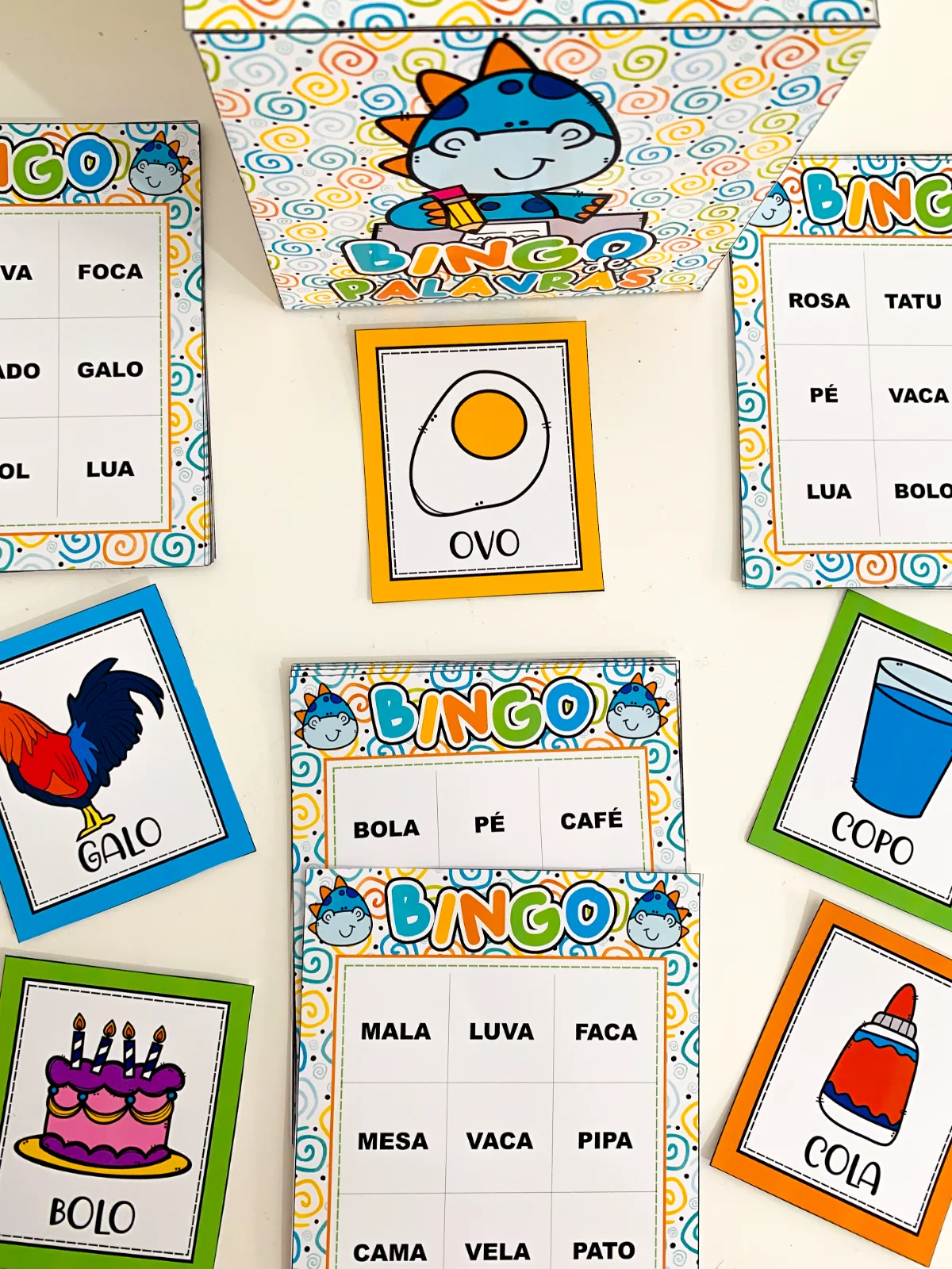 Bingo de Palavras para trabalhar leitura e escrita — amostra 5: Recurso Bingo de Palavras para trabalhar escrita e leitura…