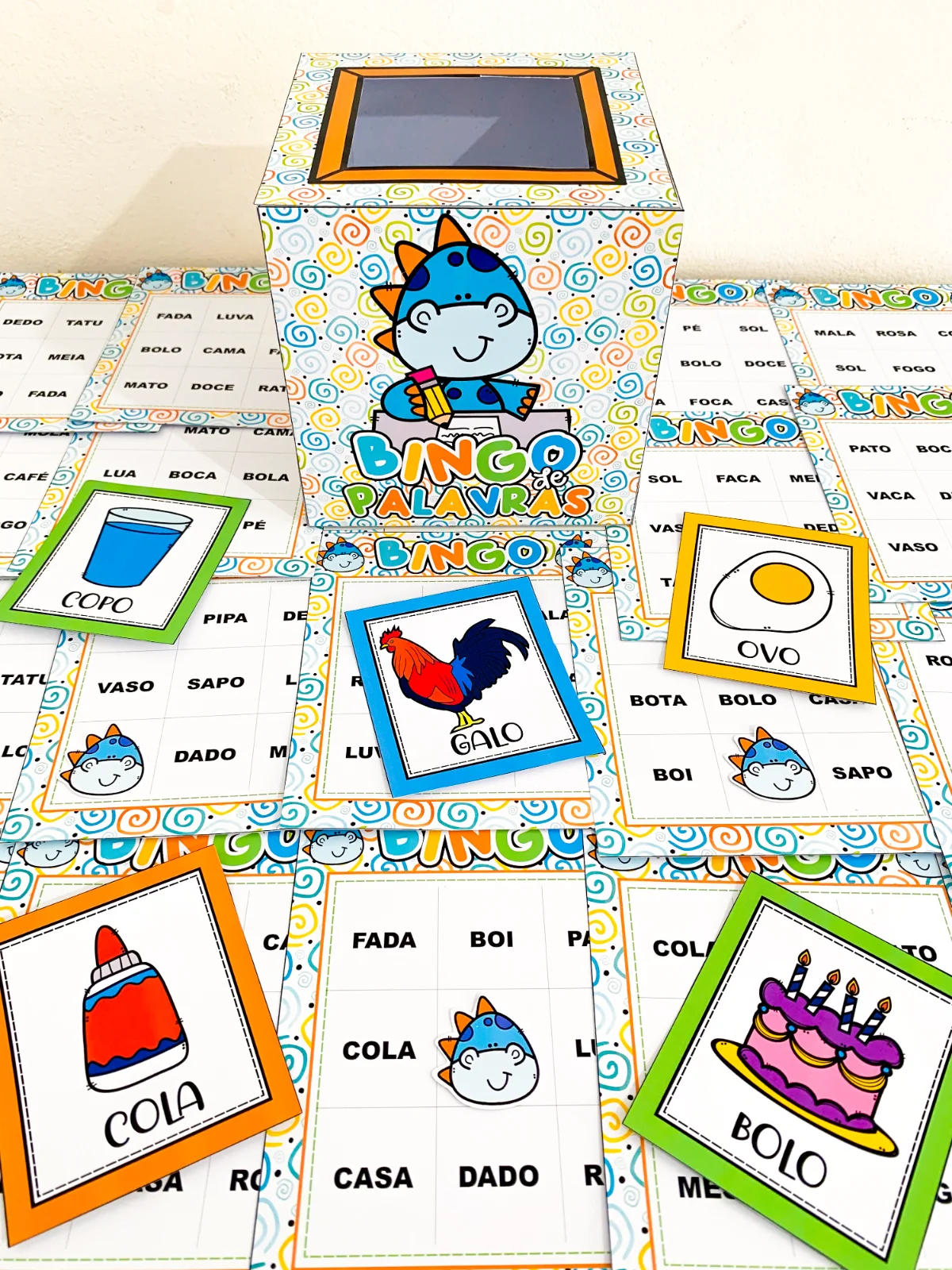 Bingo de Palavras para trabalhar leitura e escrita — capa do material