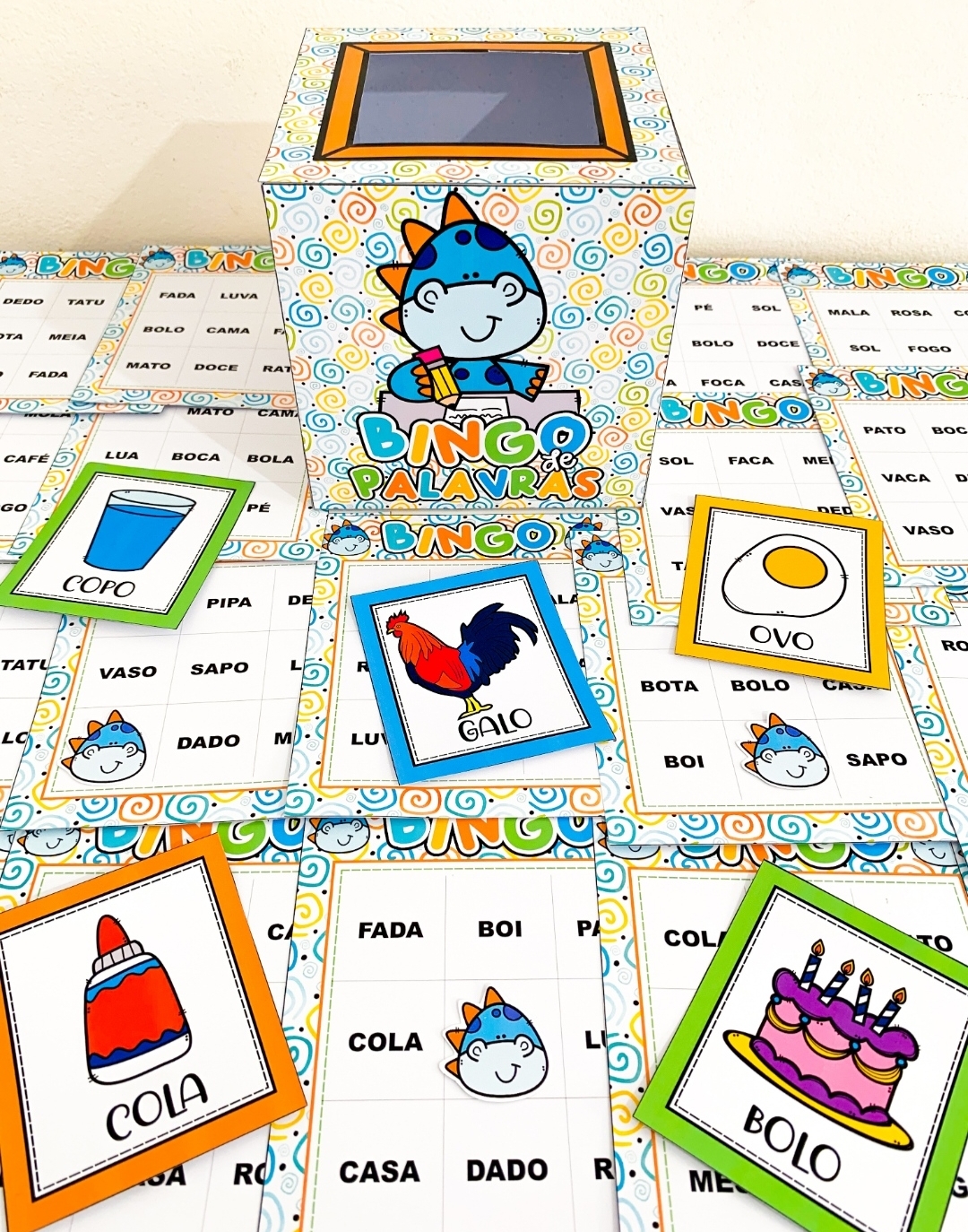 Bingo de palavras – PDF para Imprimir | Alfabetização — capa do material