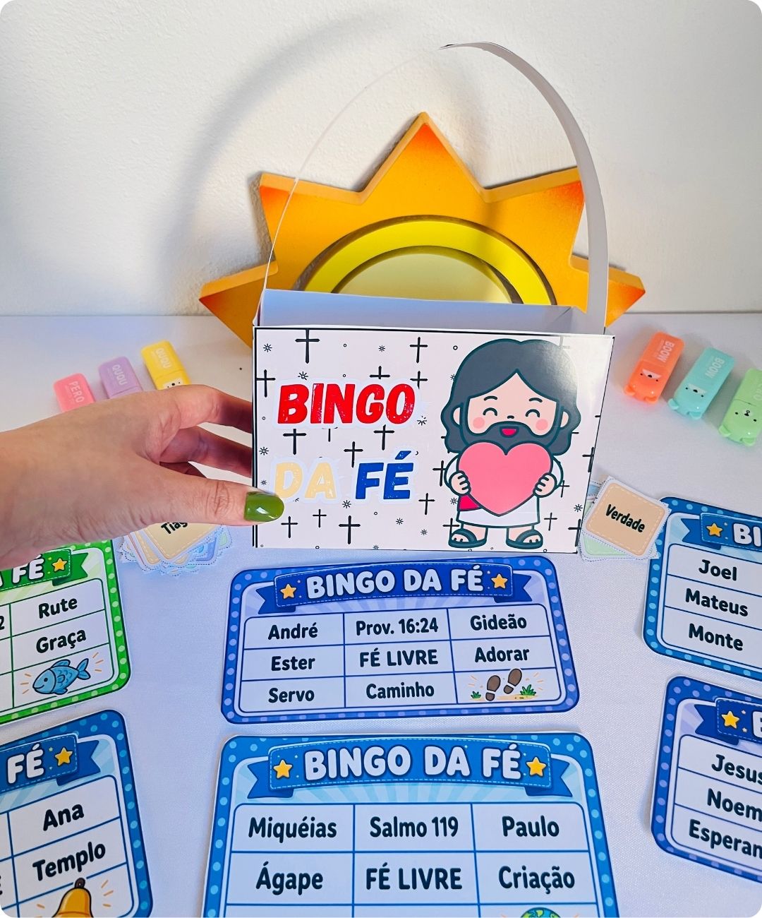 Bingo de temas bíblicos para imprimir — amostra 4: Para quem este recurso é indicado