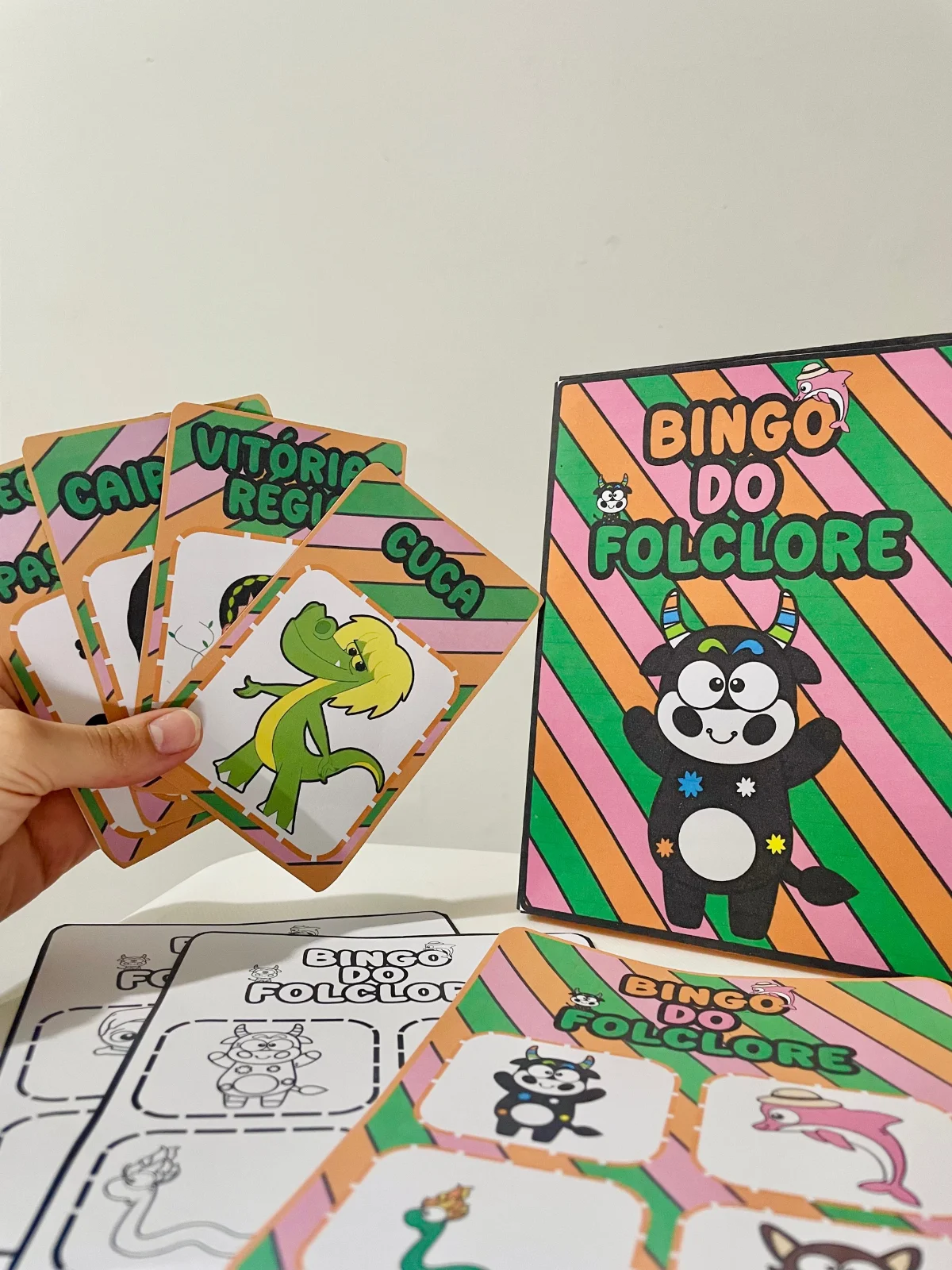 Bingo do Folclore – Atividades para Imprimir — amostra 2: Transforme o ensino do folclore em uma atividade interativa,…