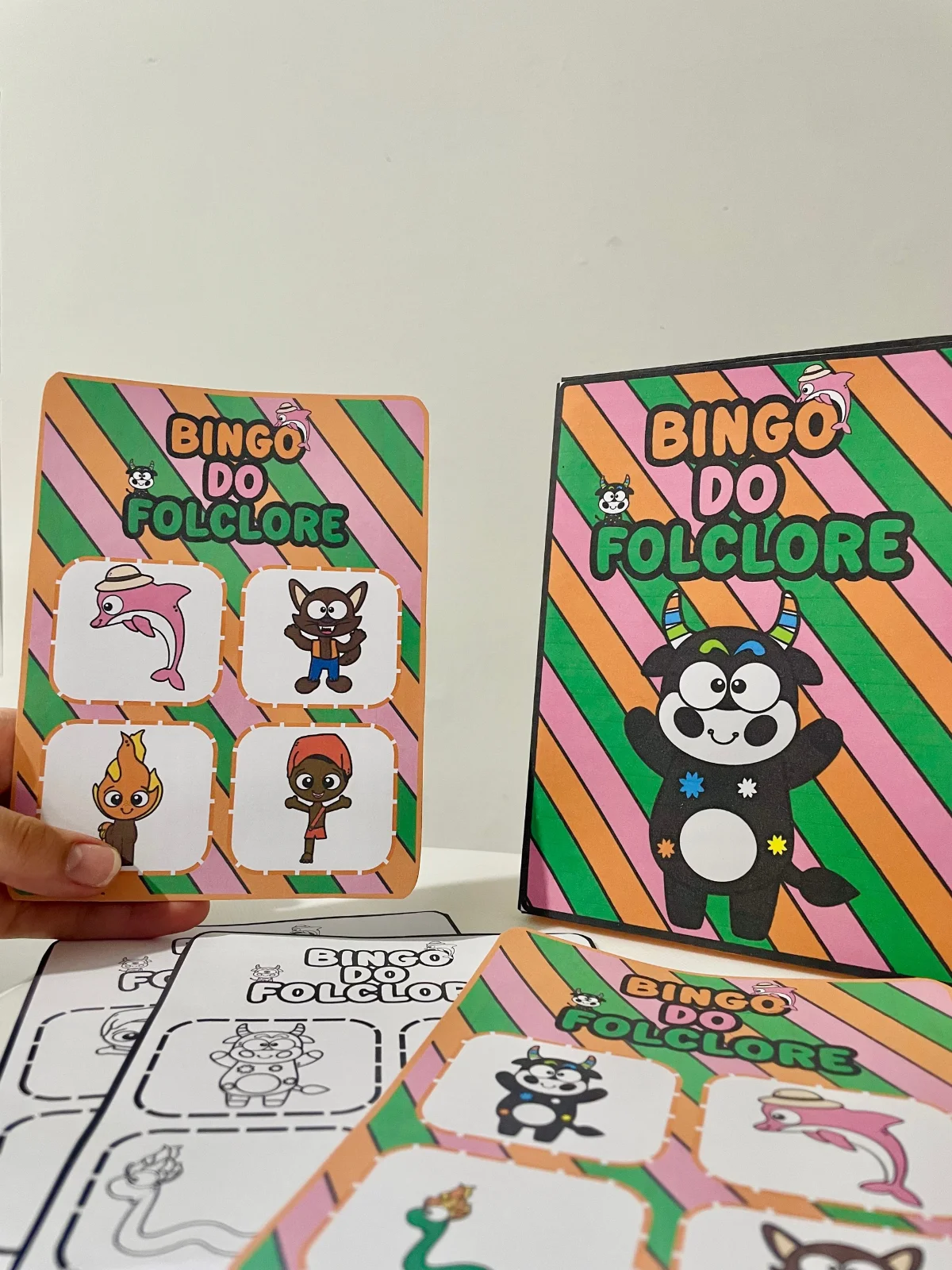 Bingo do Folclore – Atividades para Imprimir — amostra 3: Transforme o ensino do folclore em uma atividade interativa,…