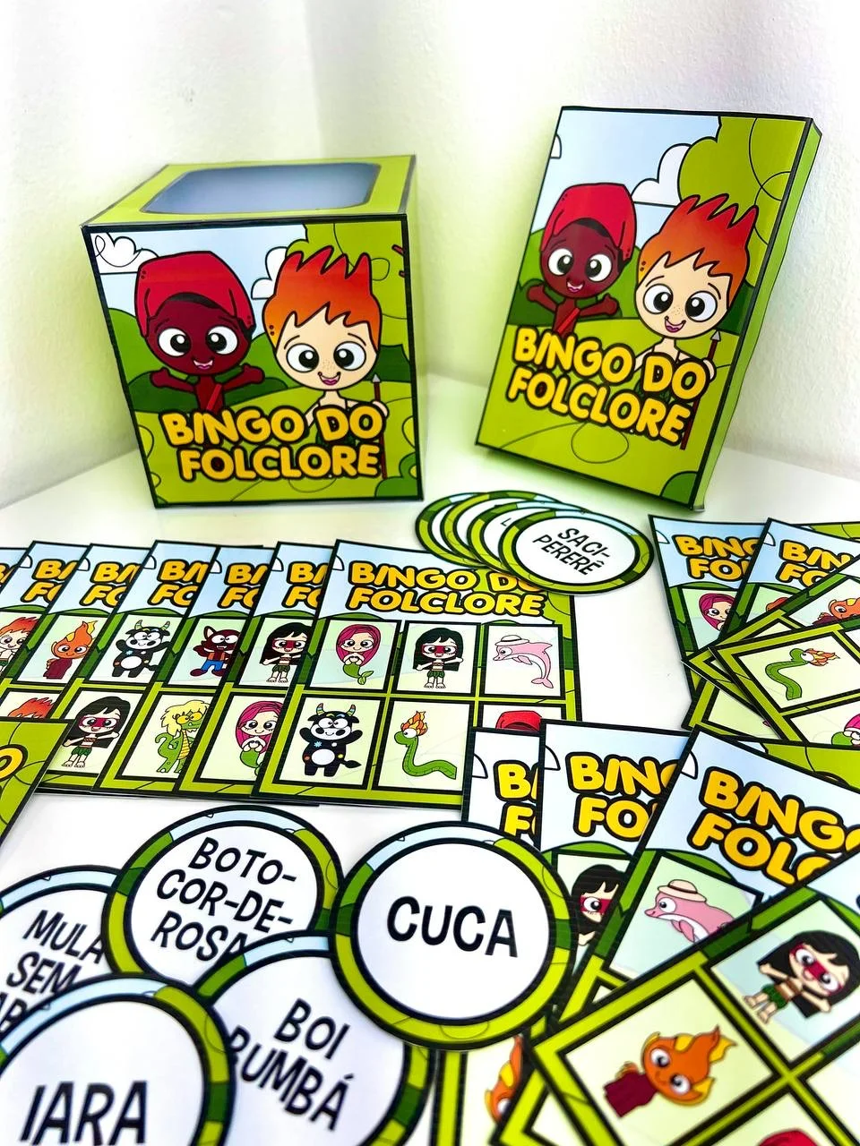 Bingo do folclore brasileiro – PDF para Imprimir — amostra 4: Trabalhe as principais lendas do Folclore Brasileiro de forma…