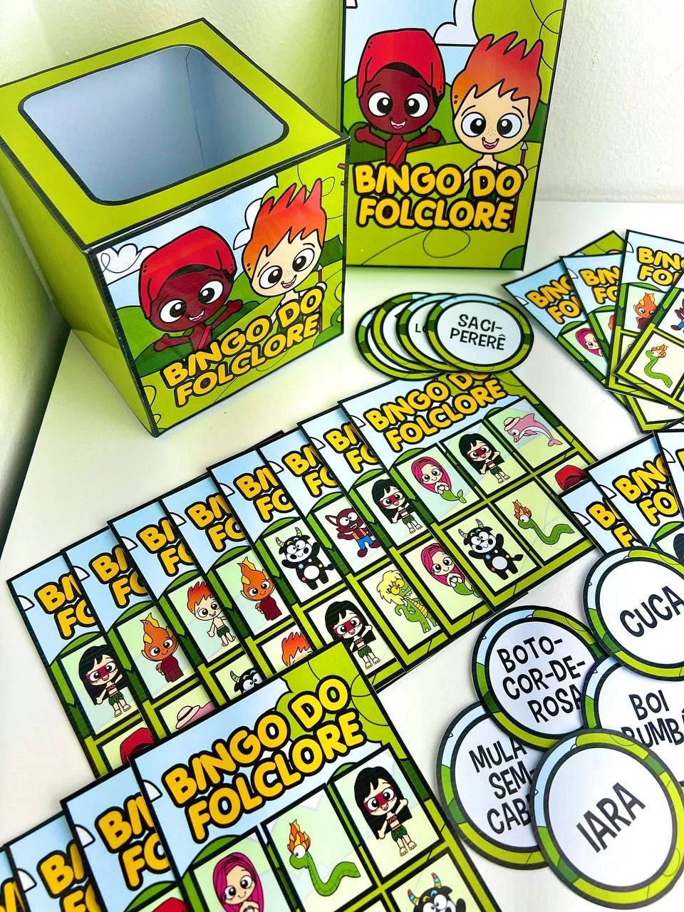 Bingo do folclore brasileiro – PDF para Imprimir — amostra 5: Trabalhe as principais lendas do Folclore Brasileiro de forma…