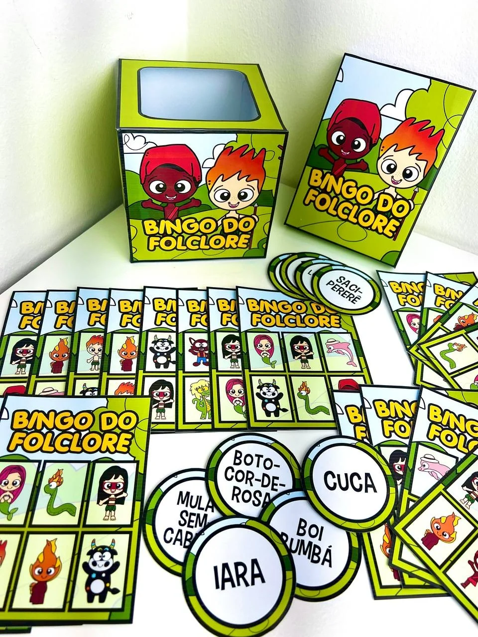 Bingo do folclore brasileiro – PDF para Imprimir — amostra 6: Trabalhe as principais lendas do Folclore Brasileiro de forma…