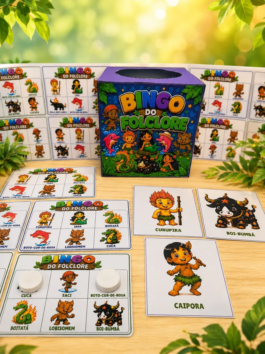 Bingo do Folclore - Educação Infantil e Ensino Fundamental! — capa do material