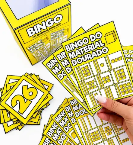 Bingo do Material Dourado | Jogo de Matemática em PDF — capa do material