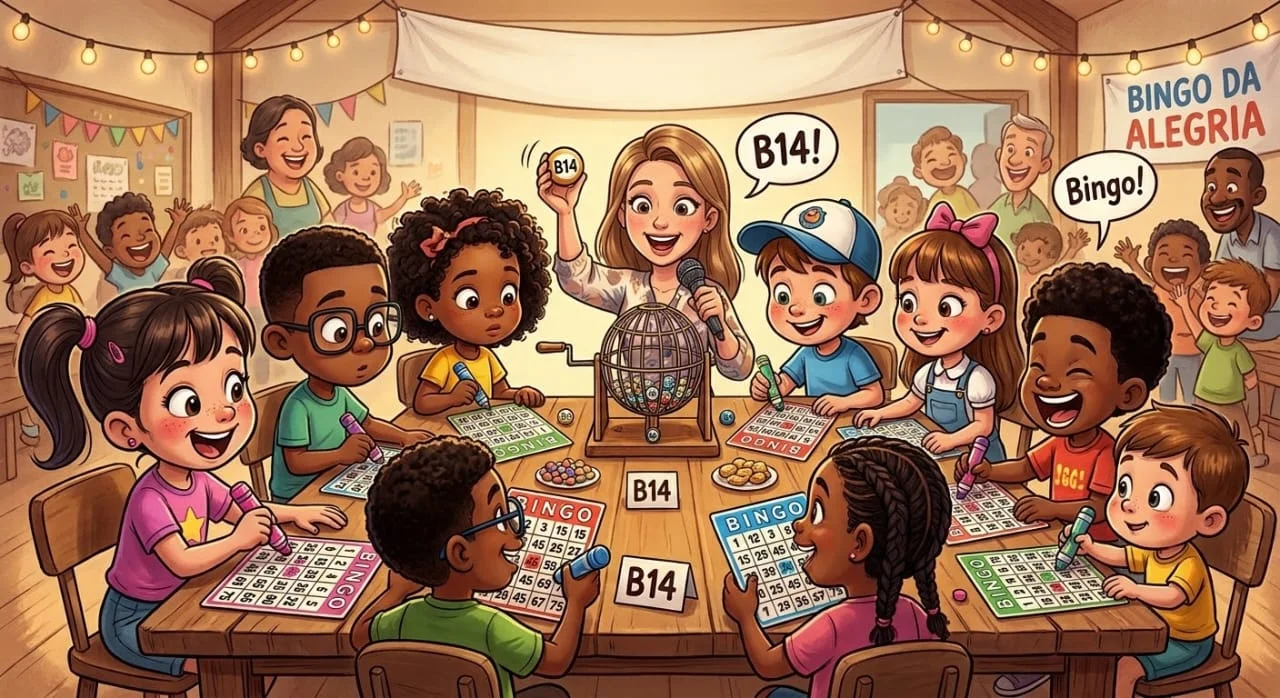 Bingo dos Números- Aprender com Diversão — amostra 3: O Bingo dos Números tem como objetivo estimular a atenção, a…