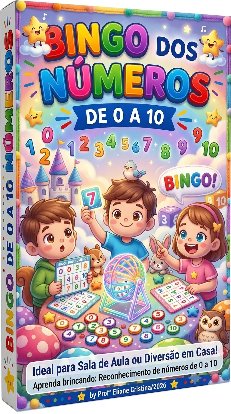 Bingo dos Números de 0 a 10 Educação Infantil e Séries Iniciais Pdf (cópia) — amostra 1: BINGO DOS NÚMEROS – DE 0 A 10 O…
